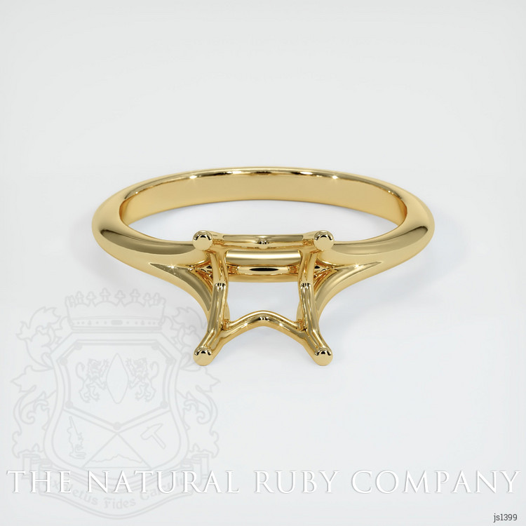 14K Yellow Gold Solitaire Ring Setting
