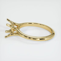 14K Yellow Gold Solitaire Ring Setting Image