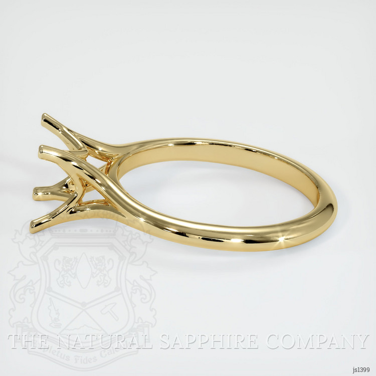 14K Yellow Gold Solitaire Ring Setting