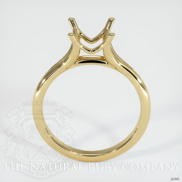 14K Yellow Gold Solitaire Ring Setting