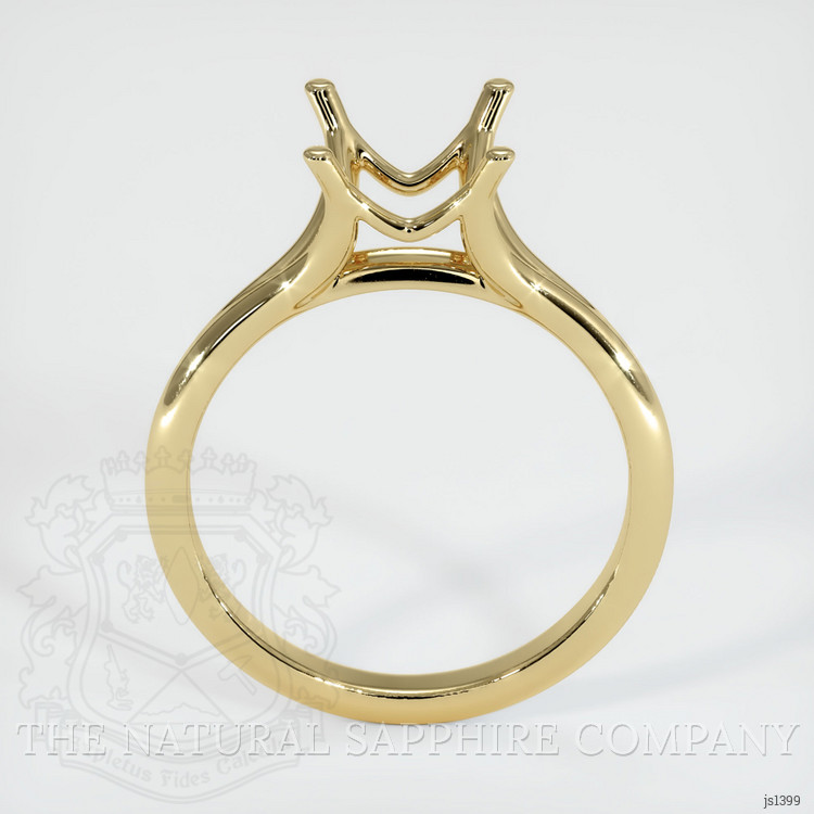 14K Yellow Gold Solitaire Ring Setting