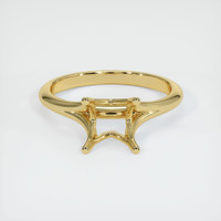 18K Yellow Gold Solitaire Ring Setting Image