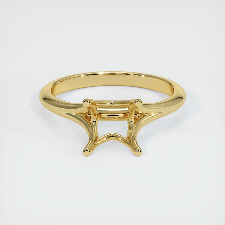 18K Yellow Gold Solitaire Ring Setting