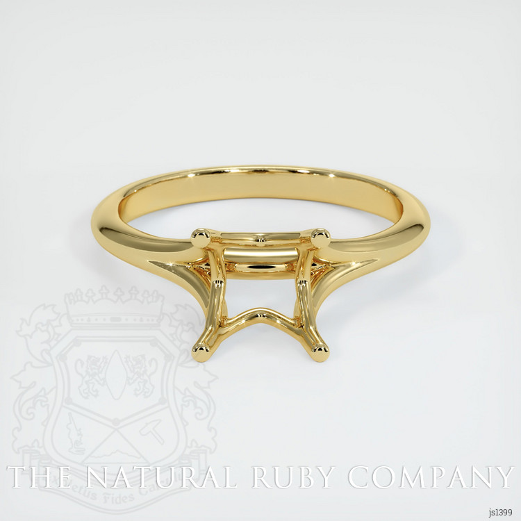 18K Yellow Gold Solitaire Ring Setting