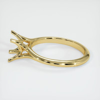 18K Yellow Gold Solitaire Ring Setting Image