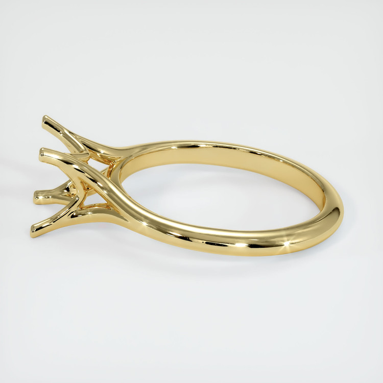 18K Yellow Gold Solitaire Ring Setting