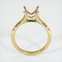 18K Yellow Gold Solitaire Ring Setting Image