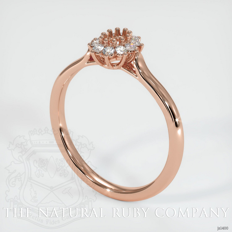 14K Rose Gold Antique Style Ring Setting
