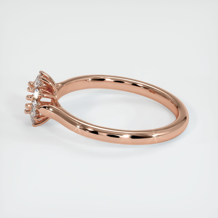 14K Rose Gold Antique Style Ring Setting