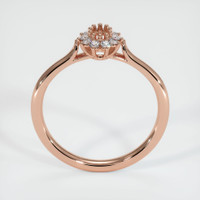 14K Rose Gold Antique Style Ring Setting Image