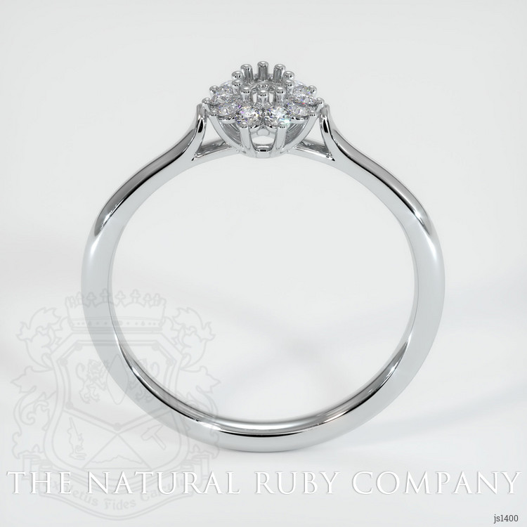 14K White Gold Antique Style Ring Setting
