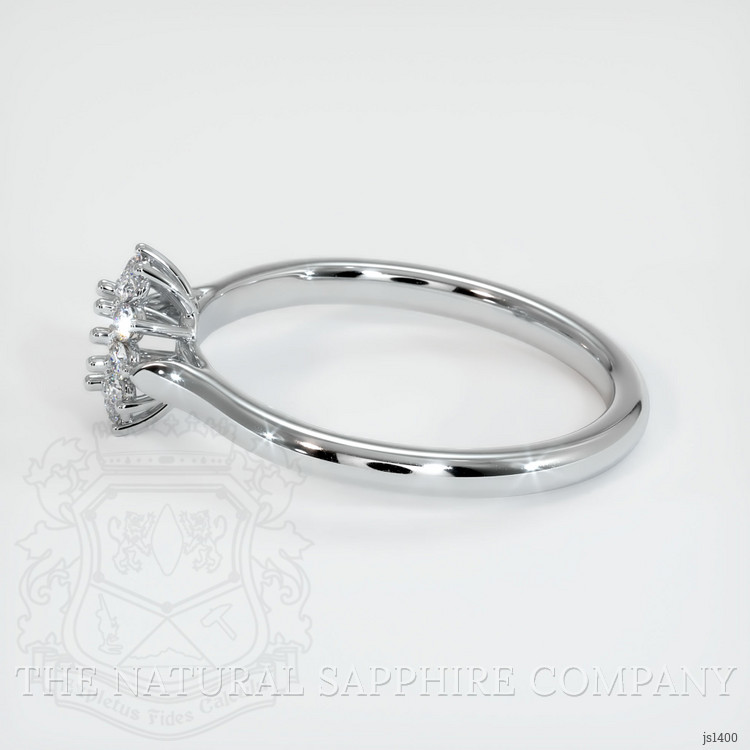 18K White Gold Antique Style Ring Setting