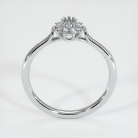 18K White Gold Antique Style Ring Setting Image