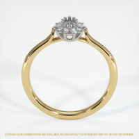 14K White & Yellow Antique Style Ring Setting Image