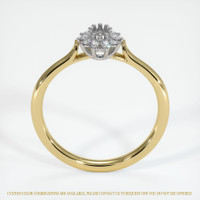 18K White & Yellow Antique Style Ring Setting Image