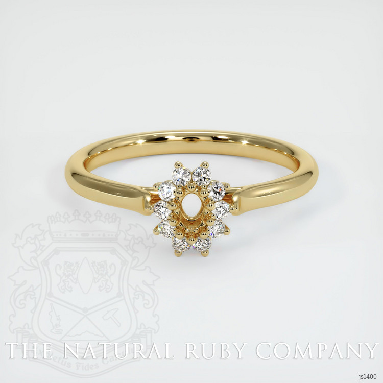 14K Yellow Gold Antique Style Ring Setting