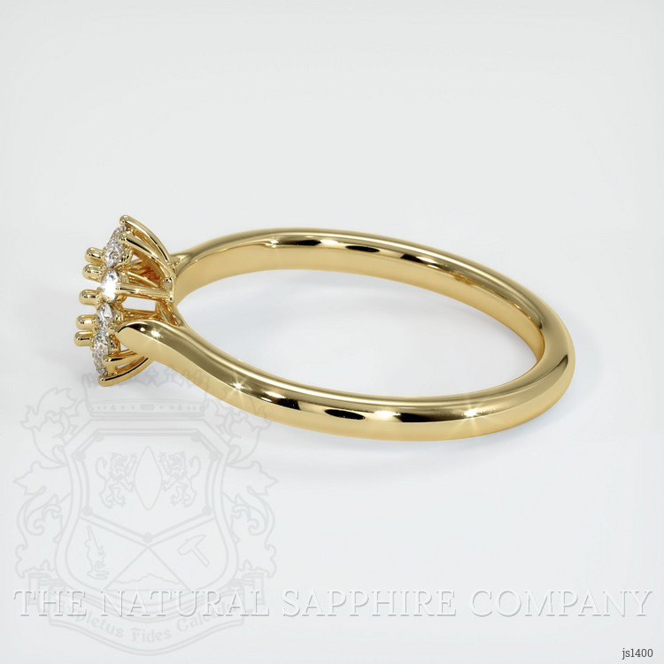 14K Yellow Gold Antique Style Ring Setting