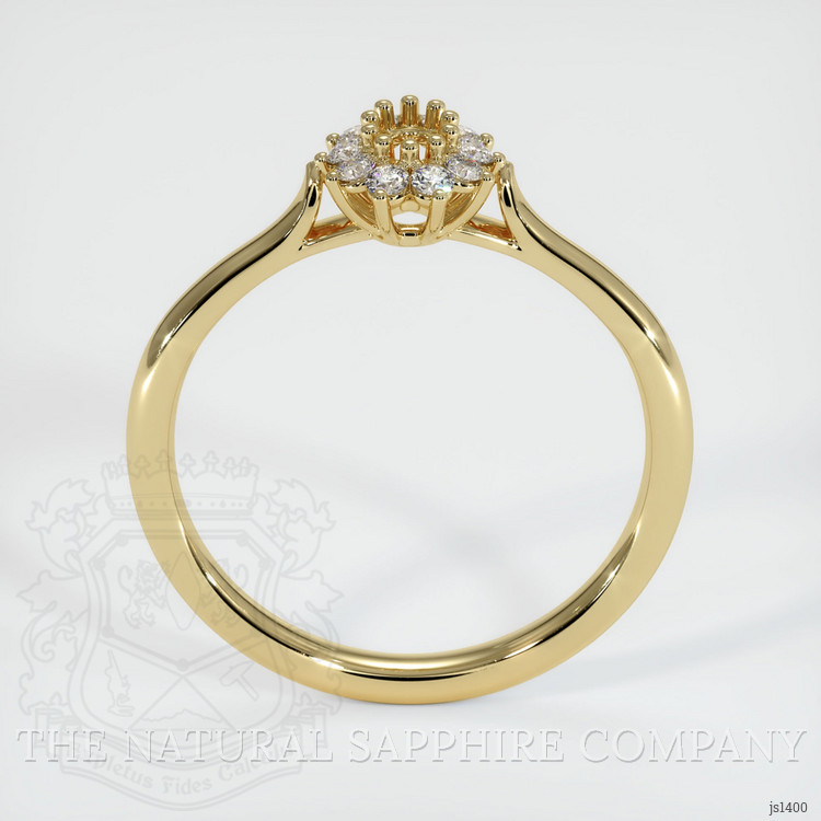 14K Yellow Gold Antique Style Ring Setting