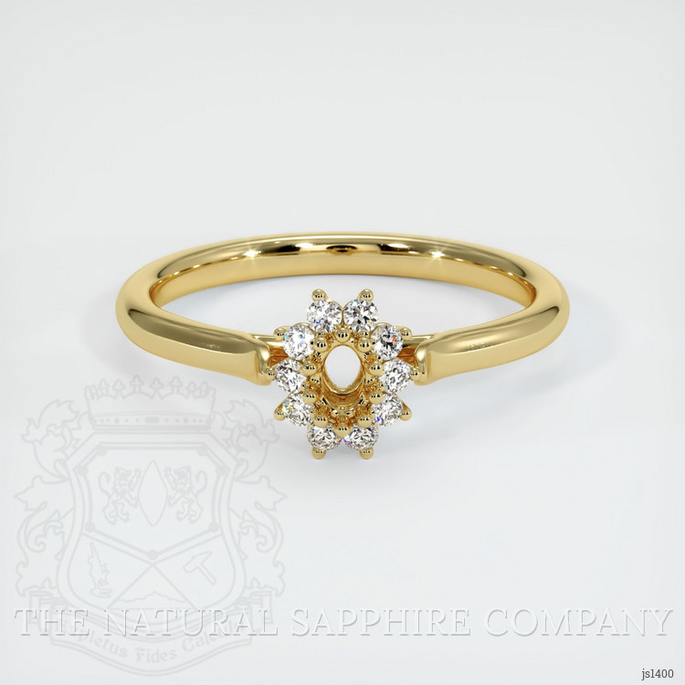 18K Yellow Gold Antique Style Ring Setting