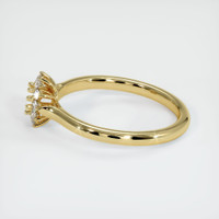 18K Yellow Gold Antique Style Ring Setting Image