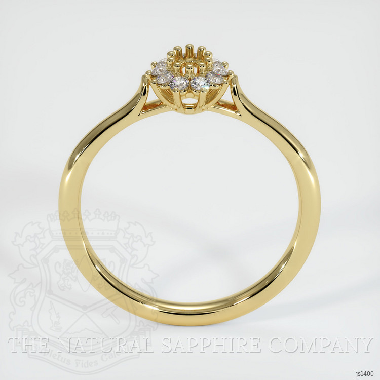 18K Yellow Gold Antique Style Ring Setting