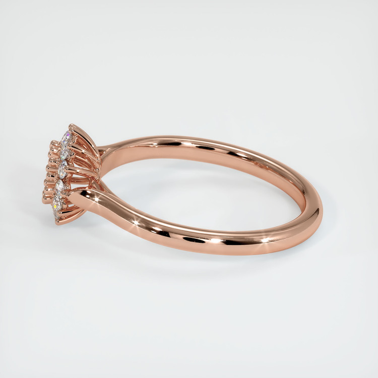 14K Rose Gold Antique Style Ring Setting