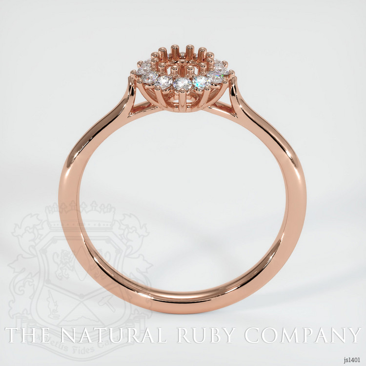 14K Rose Gold Antique Style Ring Setting