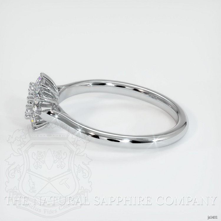 10K White Gold Antique Style Ring Setting