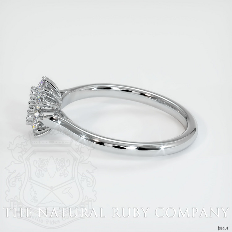 14K White Gold Antique Style Ring Setting