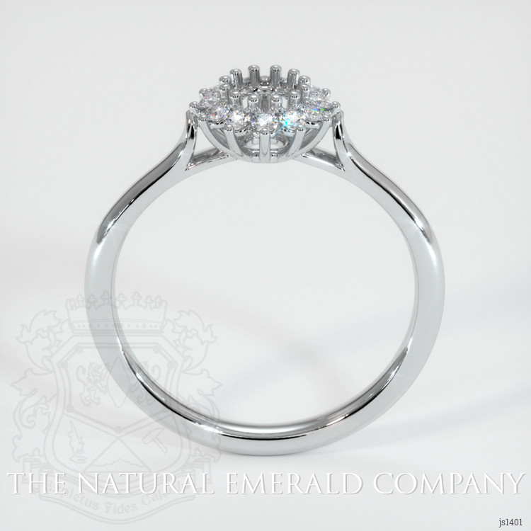 18K White Gold Antique Style Ring Setting