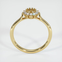 10K Yellow Gold Antique Style Ring Setting Image