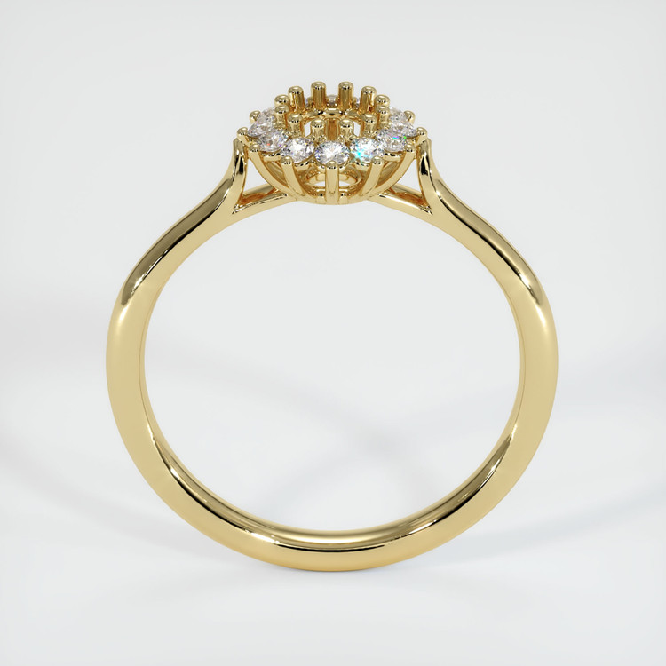 14K Yellow Gold Antique Style Ring Setting