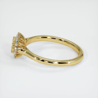 18K Yellow Gold Antique Style Ring Setting Image