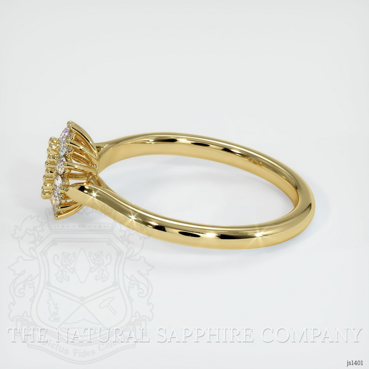 18K Yellow Gold Antique Style Ring Setting
