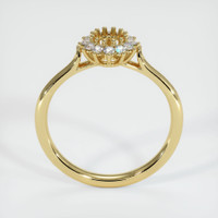 18K Yellow Gold Antique Style Ring Setting Image