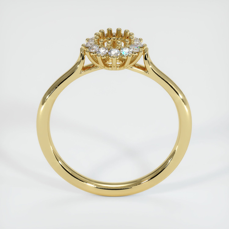 18K Yellow Gold Antique Style Ring Setting