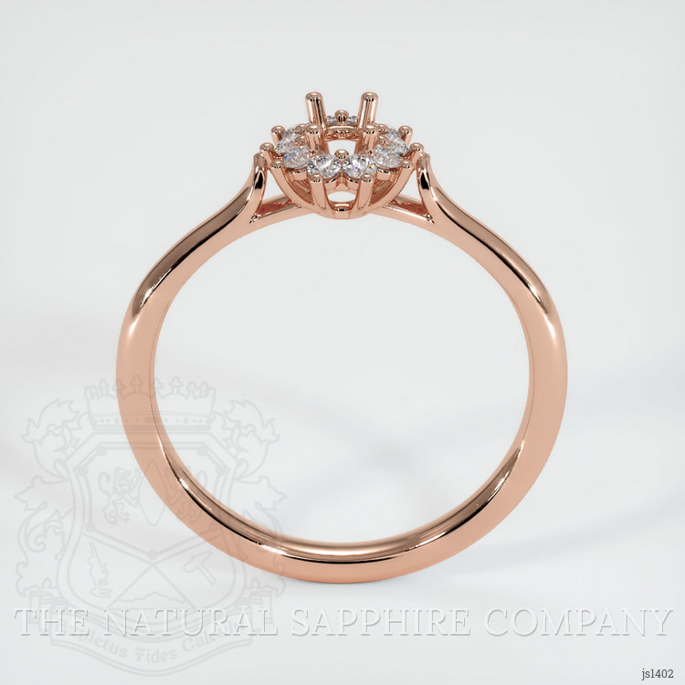 14K Rose Gold Antique Style Ring Setting