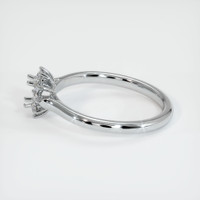 14K White Gold Antique Style Ring Setting Image