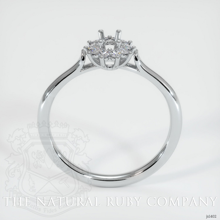 18K White Gold Antique Style Ring Setting