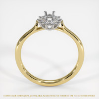 18K White & Yellow Antique Style Ring Setting Image