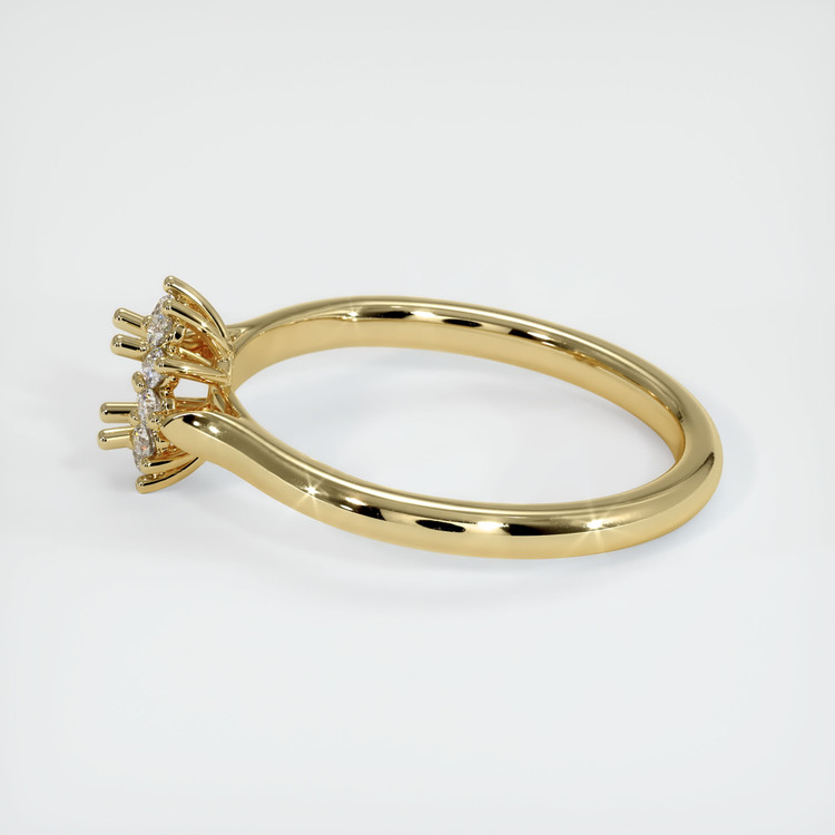 14K Yellow Gold Antique Style Ring Setting