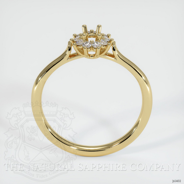 14K Yellow Gold Antique Style Ring Setting
