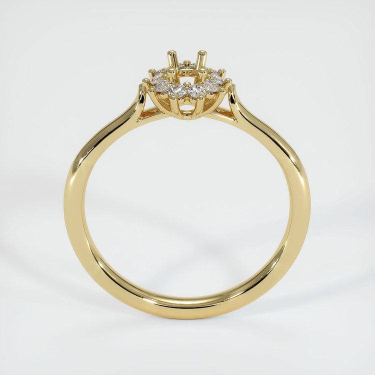 14K Yellow Gold Antique Style Ring Setting