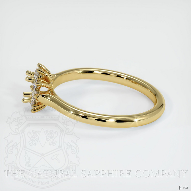 18K Yellow Gold Antique Style Ring Setting