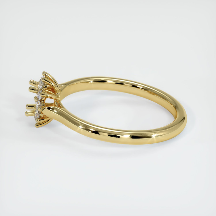 18K Yellow Gold Antique Style Ring Setting