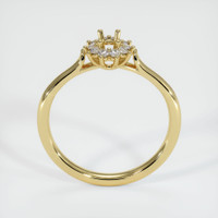 18K Yellow Gold Antique Style Ring Setting Image