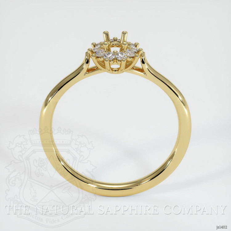 18K Yellow Gold Antique Style Ring Setting