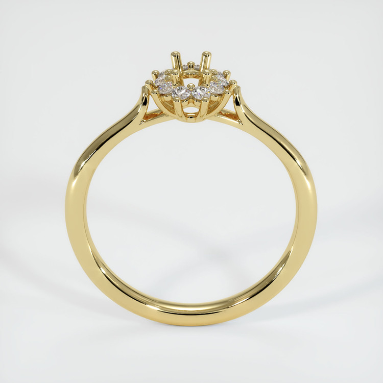 18K Yellow Gold Antique Style Ring Setting