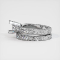 10K White Gold Antique Style Ring Setting Image