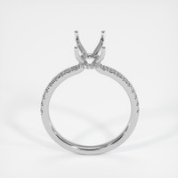 Silver Pave Ring Setting Image